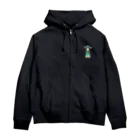 爬虫類グッズ メッサヌンサ - M.R.Sのキャトられアオジタ Zip Hoodie