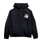 月兎亭のｽﾝｯうさぎ Zip Hoodie