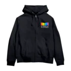 NOBODY754のRainbow (On Dark) Zip Hoodie