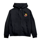 ツナミカンのレトロガール Zip Hoodie