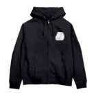 danke online shopのdankeパーカー白文字 Zip Hoodie