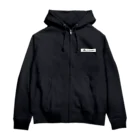 AMANOJVCKの白地！AMANOJVCKロゴ Zip Hoodie