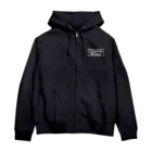 Charlie Bluez StoreのCharlieBluezロゴデザイン Zip Hoodie