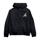 Coshi-Mild-Wildのクーパーハイタカ Zip Hoodie