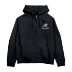 日本単独野営協会オリジナルグッズの野営地清掃活動パーカー Zip Hoodie