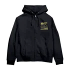 けちゃっぷごはんのお店の真面目に頑張る Zip Hoodie