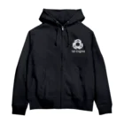 Flat Engine Suzuri ShopのYOUR LIFE Zip Hoodie