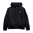 村人A。のSHiRONEKOグッズ Zip Hoodie