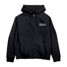 Hunting and Fishing CampのHunting and Fishing Camp ロゴ白 Zip Hoodie