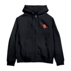 ZARISUの脱走ザリガニ Zip Hoodie