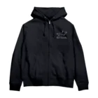 MUSEA（ミューゼア）の【黒・濃色】ゆるサメパーカー・スウェット（Shark conservation hoodie & sweat） Zip Hoodie