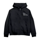 kozukuzukzのとら（ホワイトタイガー） Zip Hoodie