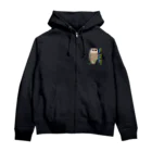 LalaHangeulのミミズクさん　ハングルデザイン Zip Hoodie