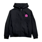 CHOSANAのドット よく見るともも Zip Hoodie