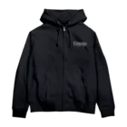 メメゾンビの弊社ゴミカス(白ロゴ) Zip Hoodie