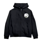 Beautiful Earthのプラスチックをヒナに与える鳥 Zip Hoodie