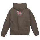 AtelierBoopの花kauwela フラットコーテッドレトリバー Zip Hoodie