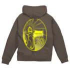 『NG （Niche・Gate）』ニッチゲート-- IN SUZURIのREAL GOD2h.t.(黄色) Zip Hoodie