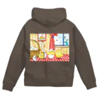 オーカワ真依のみつごちゃん Zip Hoodie