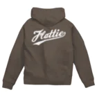 JEWEL's FARMのFlattie カレッジロゴ（W） Zip Hoodie