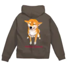 Atelier-Queueの笑う柴犬 Zip Hoodie