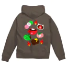 れなしやの和菓子妖怪🍡アップ Zip Hoodie