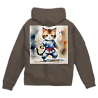 なむねこのさぁ！かかってこいニャ Zip Hoodie