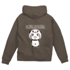 スパイシー千鶴のパンダinぱんだ(直立) Zip Hoodie