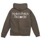 前田創作工房のHotch Potch Records（白） ジップパーカー