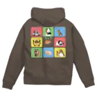 ねずりすSHOPの今日も動物園びより！ Zip Hoodie