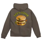 HIGEQLOのClimbing burger ジップパーカー