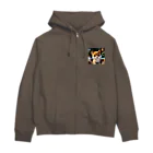 dcgnori／ワンコ画像のうるうる瞳のオムスビ顔の三角芝ちゃん Zip Hoodie