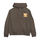 chapinnuのイチョウと紅茶シリーズ② Zip Hoodie