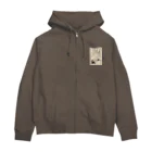 yamico835のレトロ・カタツムリ Zip Hoodie