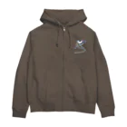 Momi Buncho Lab SHOPのフライングV文鳥 Zip Hoodie