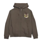 ヒラノマキコの2018.9月ねこ Zip Hoodie