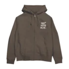 SCARSのペイントロゴ（ホワイト） Zip Hoodie