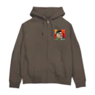 にしごりみずほの鳥ゴッホ Zip Hoodie