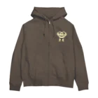 yuccoloの筋肉犬 Zip Hoodie