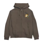 ねずりすSHOPの今日も動物園びより！ Zip Hoodie