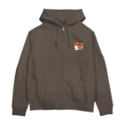 FWAFWA house+のネコぱんとチョコ乗せオペラケーキ Zip Hoodie