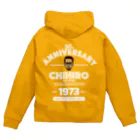 TINY PUNKの【文字白】CHIHIRO 50th Anniversary Zip Hoodie