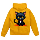 nekotama0224の猫科に属する ちょいわるキャラ Zip Hoodie