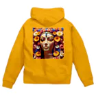 お花屋SUNのFlora Cleo「フローラ・クレオ」 Zip Hoodie