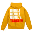 ラグビー　KUMAのラグビー　DEVIL'S TACKLE 鬼のタックル Zip Hoodie