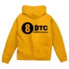 10BTCの8BTC(Black-Logo) Zip Hoodie