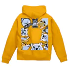 真希ナルセ（マキナル）ののぞく柴犬たち Zip Hoodie