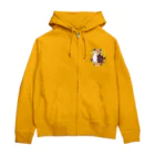 Lichtmuhleのうさぎとリース Zip Hoodie