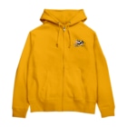 Red & Gold in USAのモゥ幸せになるよ Zip Hoodie
