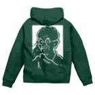 山形屋米店のマハトマ・ガンディー(Mahatma Gandhi) Zip Hoodie